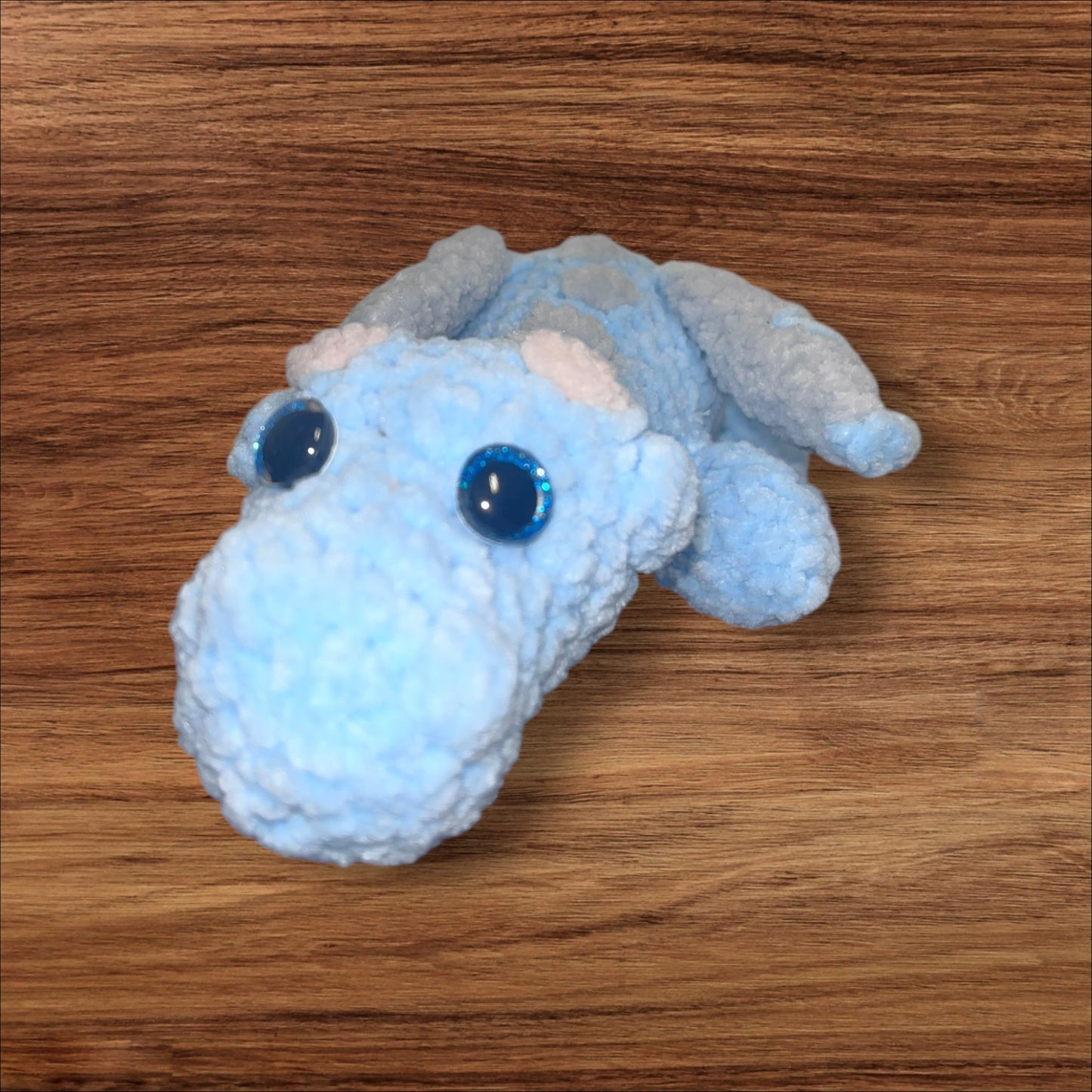 Adorable Handmade Crochet Dragon Plushie