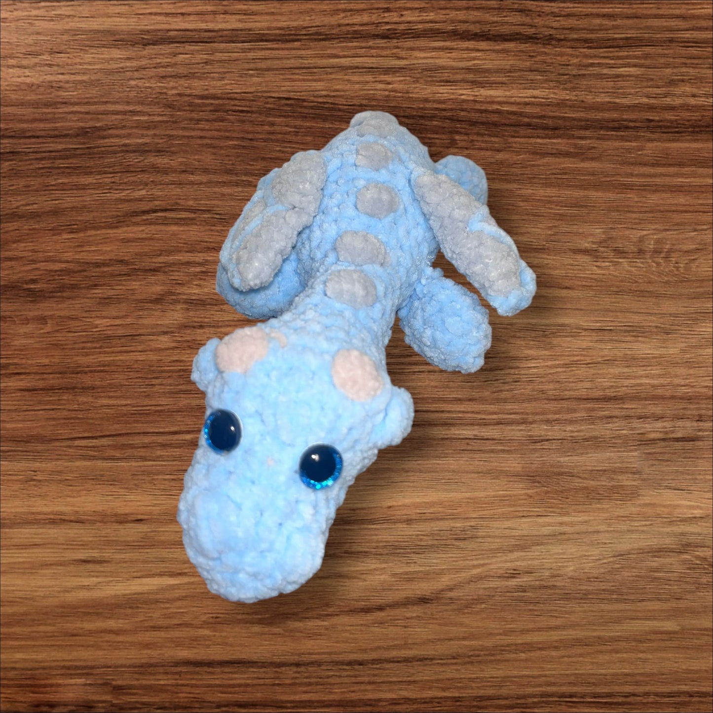 Adorable Handmade Crochet Dragon Plushie